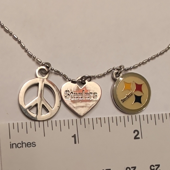 5/$25 Distressed Steelers Necklace - Picture 3 of 6